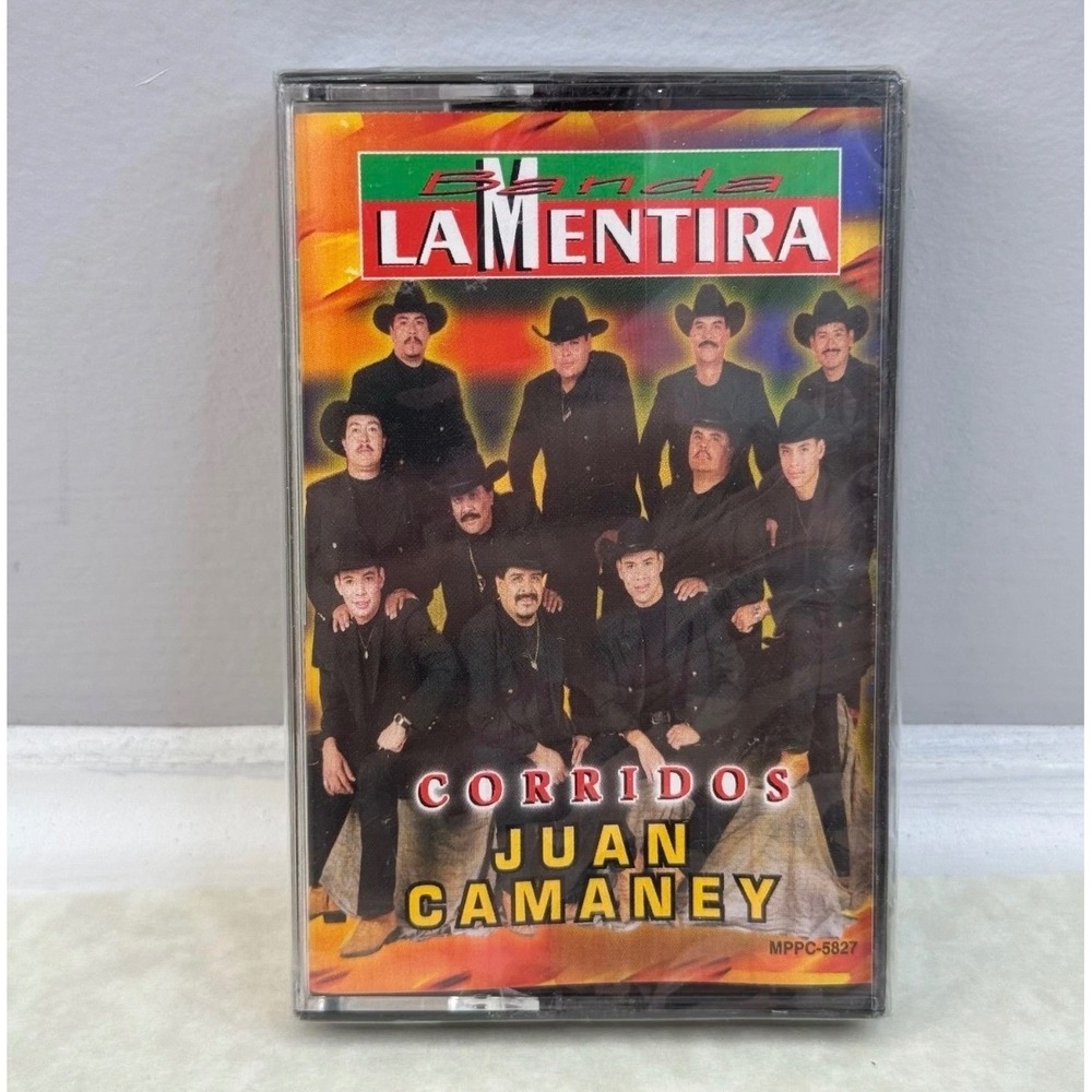 Banda La Mentira Corridos Juan Camaney (Cassette Tape 2000 Fonovisa) New Sealed